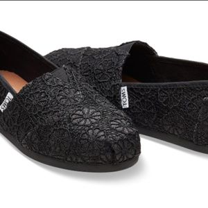 Black Crochet Glitter Women's Classics